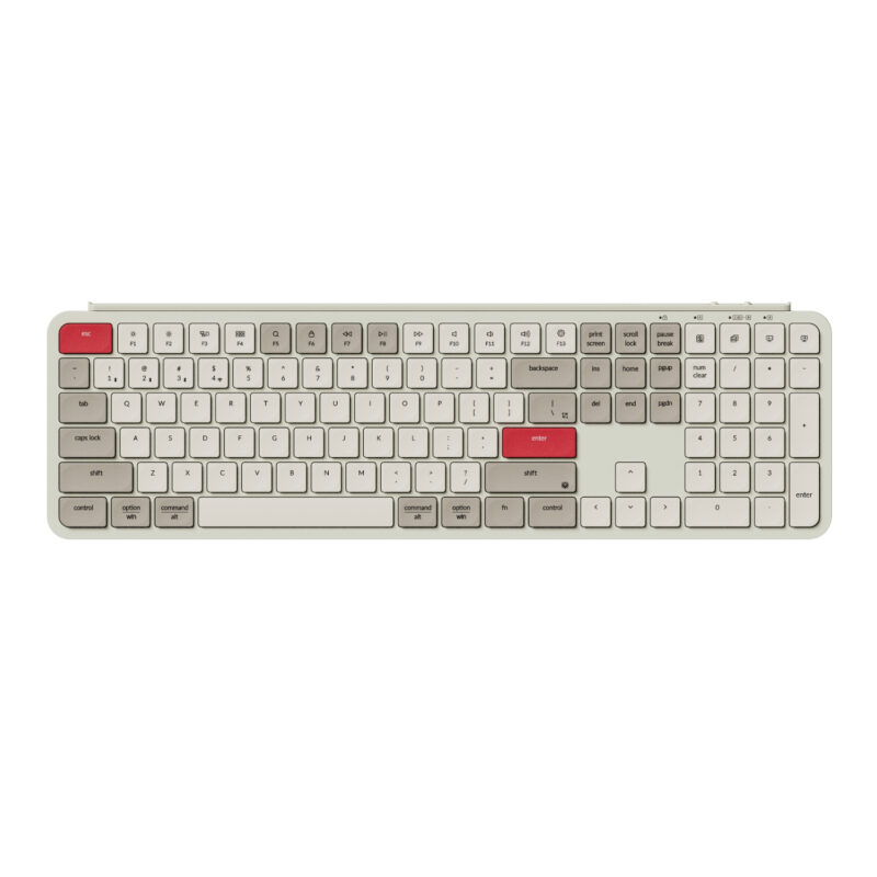 B6P-K13_Keychron-B6-Pro-Ultra-Slim-100-Wireless-Keyboard-–-Retro-Red Keychron B6 Pro Ultra-Slim 100% Wireless Keyboard – Retro Red