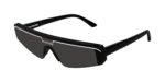 Balenciaga Men's BB0003S Black/Grey Sunglasses