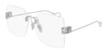 Balenciaga BB0113O Silver Eyeglasses