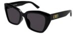 Balenciaga Women's BB0273SA Black/Grey Sunglasses