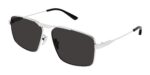 Balenciaga Men's BB0418SK Silver/Black Sunglasses