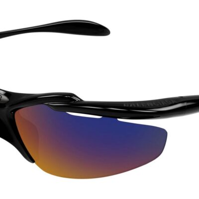 Balenciaga Men's BB0464S Black/Violet Sunglasses