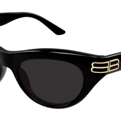 Balenciaga Women's BB0466S Black/Grey Sunglasses