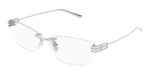 Balenciaga Women's BB0490O Silver Eyeglasses