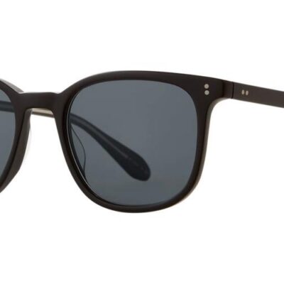 Garrett Leight Men's BENTLEY SUN Matte Black/Navy Polar Sunglasses