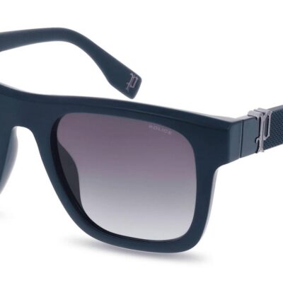 Police Men's BEYOND LITE 7 SPLQ79 Dark Blue/ Grey Shaded Sunglasses