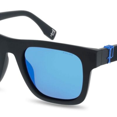 Police Men's BEYOND LITE 7 SPLQ79E Matte Black/Grey Sunglasses