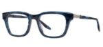 Barton Perreira Men's BP5282 EMORY Striped Blue Eyeglasses