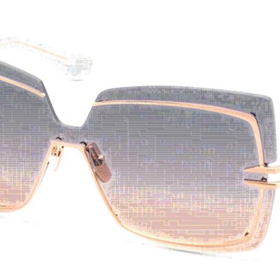 Dita Unisex BROKYN Rose Gold/Grey To Peach Gradient Sunglasses