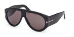 Tom Ford Men's BRONSON FT 1044 Black/Smoke Sunglasses