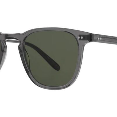 Garrett Leight Men's BROOKS SUN Grey Crystal/Semi-Flat Pure G15 Sunglasses