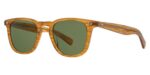 Garrett Leight Men's BROOKS X SUN Butterscotch/Pure Green Sunglasses