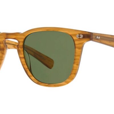 Garrett Leight Men's BROOKS X SUN Butterscotch/Pure Green Sunglasses