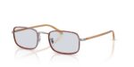 Oliver Peoples BRYMER OV 1366T Silver Amber/Light Blue Eyeglasses