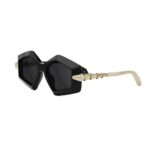 Bvlgari Women's BV40003I Black Gold/Smoke Sunglasses