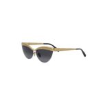 Bvlgari Women's BV40056U Gold/Gradient Smoke Sunglasses