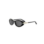 Bvlgari Women's BV40068I Black Gold/Smoke Sunglasses