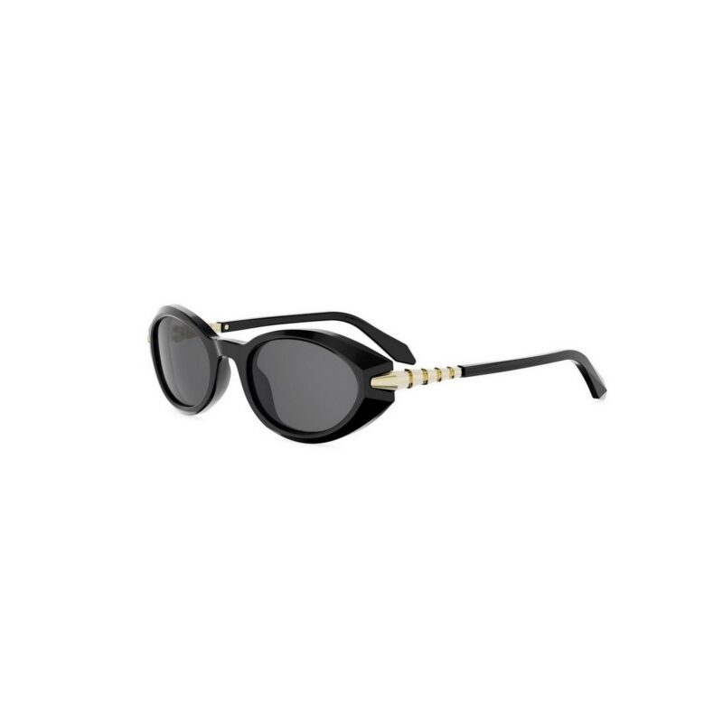 Bvlgari Women's BV40068I Black Gold/Smoke Sunglasses