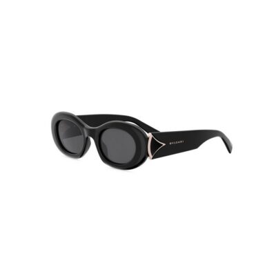 Bvlgari Women's BV40070I Black Gold/Smoke Sunglasses