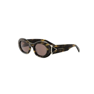 Bvlgari Women's BV40070I Havana/Solid Brown Sunglasses