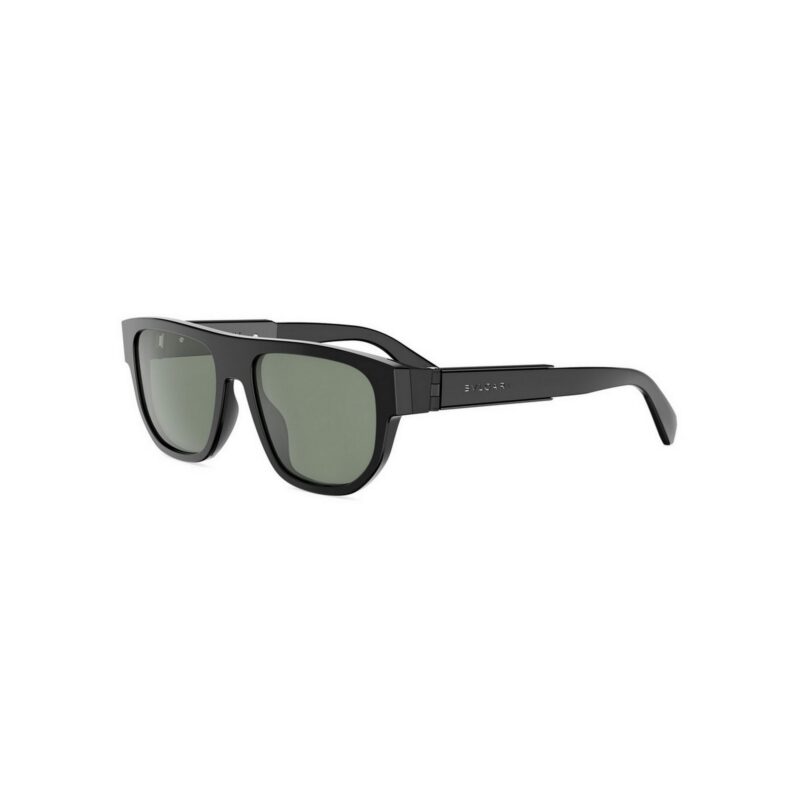 Bvlgari Men's BV40072I Black/Solid Green Sunglasses Bvlgari Men's BV40072I Black/Solid Green Sunglasses