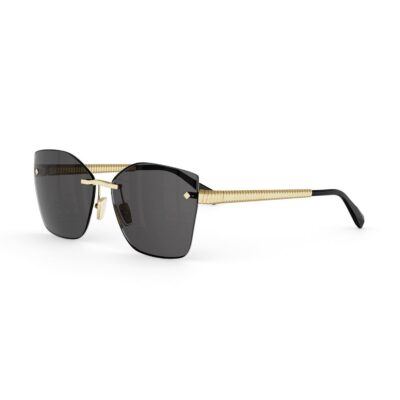 Bvlgari Women's BV40083U Gold/Solid Smoke Sunglasses