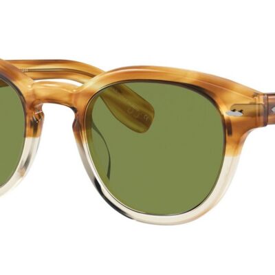 Oliver Peoples CARY GRANT SUN OV 5413SU Honey Vsb/Green C Sunglasses
