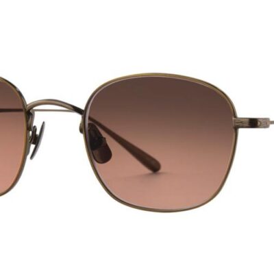 Garrett Leight Men's CASCADE M SUN Antique Gold/Pure Mojave Gradient Sunglasses