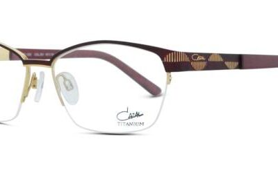 Cazal Men's 1255 Burgundy Eyeglasses