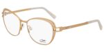 Cazal Men's 1272 Silver Gold Eyeglasses