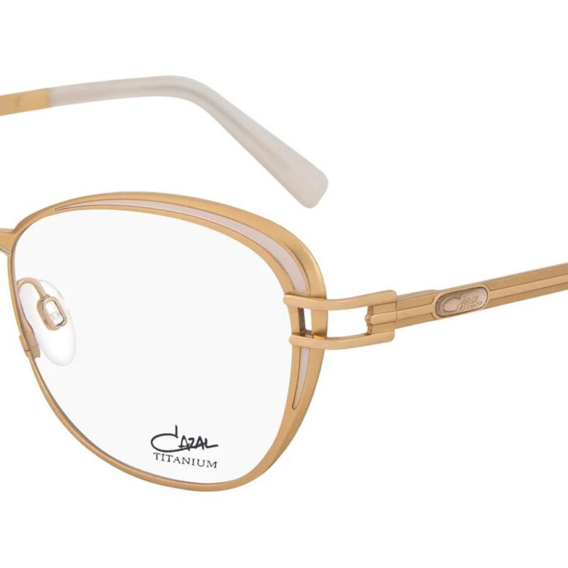 Cazal Men's 1272 Silver Gold Eyeglasses Cazal Men's 1272 Silver Gold Eyeglasses