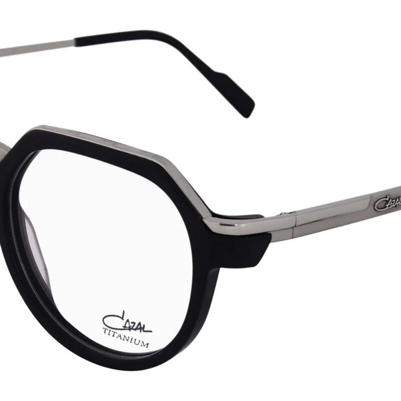 Cazal Men's 6029 Black Silver Mat Eyeglasses Cazal Men's 6029 Black Silver Mat Eyeglasses
