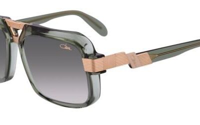 Cazal Unisex 669 Dark Green/Green Shaded Sunglasses