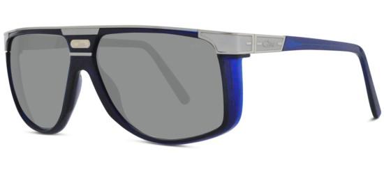 Cazal Men's 673 Night Blue Silver/Light Grey Sunglasses Cazal Men's 673 Night Blue Silver/Light Grey Sunglasses