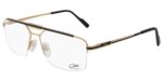 Cazal Men's 7098 Black Gold Eyeglasses