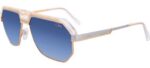 Cazal Men's 790/3 Crystal/Blue Shaded Sunglasses