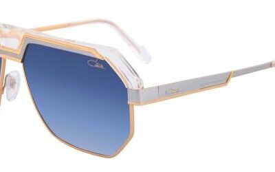Cazal Men's 790/3 Crystal/Blue Shaded Sunglasses