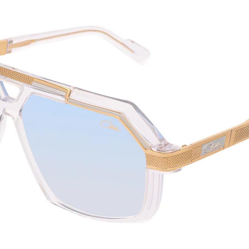 Cazal Unisex 8048 Crystal/Blue Shaded Sunglasses Cazal Unisex 8048 Crystal/Blue Shaded Sunglasses