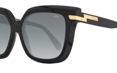 Cazal Men's 8502 Shiny Black/Grey Shaded Cat2 Sunglasses