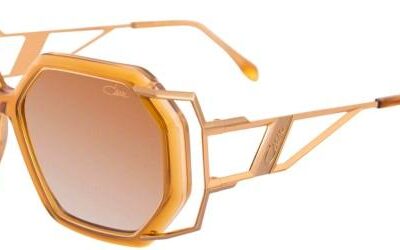 Cazal Men's 8505 Light Brown Gold/Brown Shaded Sunglasses