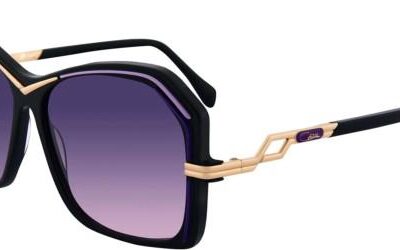 Cazal Men's 8510 Black Violet/Violet Shaded Sunglasses