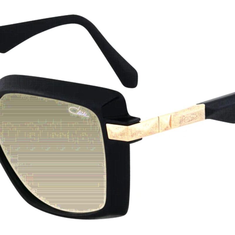 Cazal Unisex 8513 Black Gold/Green Sunglasses Cazal Unisex 8513 Black Gold/Green Sunglasses