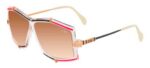 Cazal Unisex 863 Crystal Grey/Brown Shaded Sunglasses