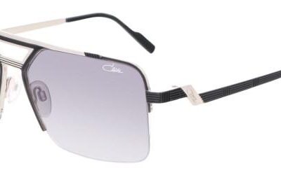 Cazal Men's 9102 Black Silver/Grey Sunglasses