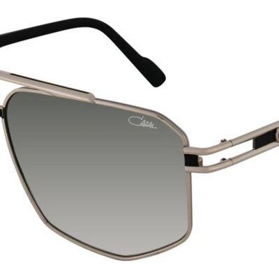Cazal Unisex 9110 Black Silver/Grey Sunglasses
