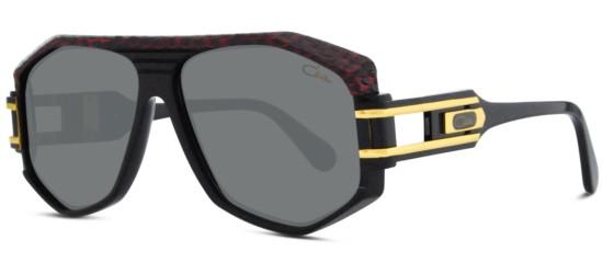 Cazal Men's LEGENDS 163/3 LEATHER Black Red/Grey Sunglasses Cazal Men's LEGENDS 163/3 LEATHER Black Red/Grey Sunglasses