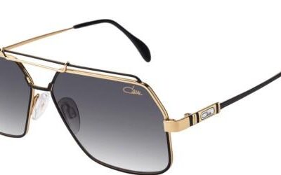 Cazal Unisex LEGENDS 734/3 Gold Black/Light Shaded Sunglasses