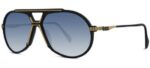 Cazal Men's LEGENDS 888 Black Gold/Blue Silver Shaded Sunglasses