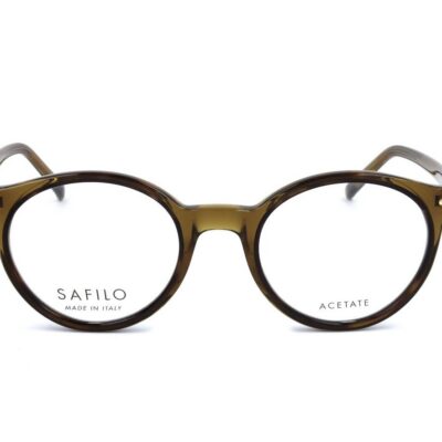 SAFILO CERCHIO 04 TR OLIVE GREEN MUSTARD SPOTTED Women's Eyeglasses
