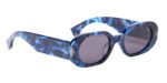 Marcelo Burlon County of Milan Men's CERI002 NIRE Blue Havana/Grey Cat.3 Sunglasses